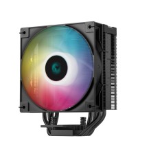 Вентилятор для процессора DeepCool AG400 DIGITAL BK ARGB black Socket 1700/115X/1200/AM5/AM4, 120mm, 2100rpm, 31.6 дБА, 220W, PWM 4-pin, Al-Cu (R-AG40