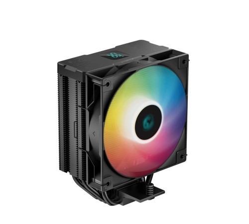 Вентилятор для процессора DeepCool AG400 DIGITAL BK ARGB black Socket 1700/115X/1200/AM5/AM4, 120mm, 2100rpm, 31.6 дБА, 220W, PWM 4-pin, Al-Cu (R-AG40 Вентилятор для процессора DeepCool AG400 DIGITAL BK ARGB black Socket 1700/115X/1200/AM5/AM4, 120mm, 2100rpm, 31.6 дБА, 220W, PWM 4-pin, Al-Cu (R-AG40