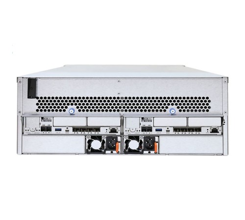 Сетевой накопитель Infortrend CS 2060D-J 4U/60bay, scale-out NAS, dual nodes subsystem including 2x4 Core CPU, 128GB (8x16GB), 8x10GbE(SFP+), 4x12Gb/s SAS EXP. Ports, 2x(PSU+FAN), 2x(SuperCap.+flash), 60 x 3.5" drive trays and rackmount kit, scale ou