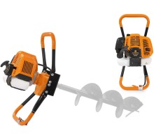 Мотобур Carver AG-52/000 бытовой 2-х такт. 1400Вт 1.9л.с. 52см3 277об/мин (01.003.00011)