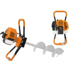 Мотобур Carver AG-52/000 бытовой 2-х такт. 1400Вт 1.9л.с. 52см3 277об/мин (01.003.00011)