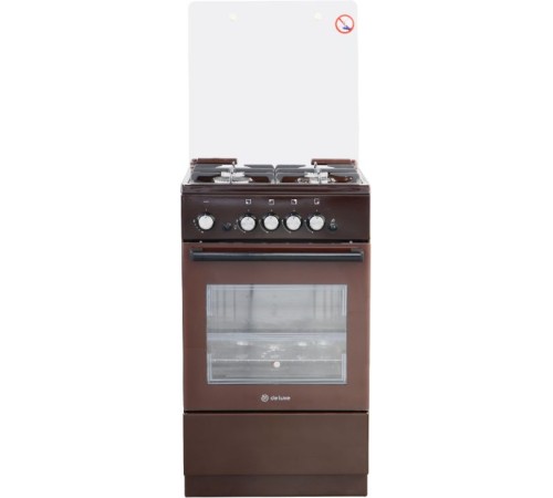 Плита Газовая De Luxe 5040.32Г (КР) ЧР-014 коричневый (стеклянная крышка) реш.чугун Плита Газовая De Luxe 5040.32Г (КР) ЧР-014 коричневый (стеклянная крышка) реш.чугун