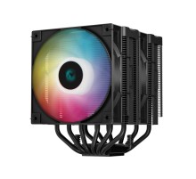 Вентилятор для процессора Deepcool AG620 DIGITAL BK ARGB black Socket 115X/1700/1200/AM4/AM5, 120mm, 1950rpm, 29,4 дБ, 260W, PWM 4-pin, Al+Cu (R-AG620