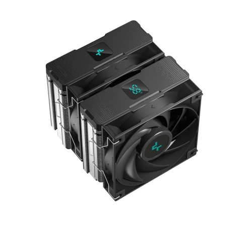 Вентилятор для процессора DeepCool AG620 DIGITAL Socket 115X/1700/1200/AM4/AM5, 120mm, 1950rpm, 29,4 дБ, 260W, 4-pin, Al+Cu (R-AG620-BKNDMN-G-1)