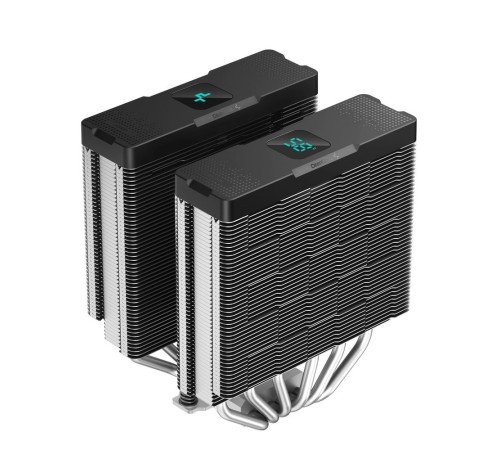 Вентилятор для процессора DeepCool AG620 DIGITAL Socket 115X/1700/1200/AM4/AM5, 120mm, 1950rpm, 29,4 дБ, 260W, 4-pin, Al+Cu (R-AG620-BKNDMN-G-1)