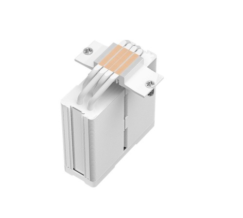 Вентилятор для процессора Deepcool G400 DIGITAL WH ARGB white Socket 115X/1700/1200/AM4/AM5, 120mm, 2100rpm, 31,6 дБ, 220W, PWM 4-pin, Al+Cu (R-AG400- Вентилятор для процессора Deepcool G400 DIGITAL WH ARGB white Socket 115X/1700/1200/AM4/AM5, 120mm, 2100rpm, 31,6 дБ, 220W, PWM 4-pin, Al+Cu (R-AG400-