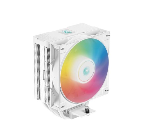 Вентилятор для процессора Deepcool G400 DIGITAL WH ARGB white Socket 115X/1700/1200/AM4/AM5, 120mm, 2100rpm, 31,6 дБ, 220W, PWM 4-pin, Al+Cu (R-AG400- Вентилятор для процессора Deepcool G400 DIGITAL WH ARGB white Socket 115X/1700/1200/AM4/AM5, 120mm, 2100rpm, 31,6 дБ, 220W, PWM 4-pin, Al+Cu (R-AG400-