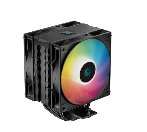 Вентилятор для процессора DeepCool AG400 DIGITAL PLUS black Socket 1700/115X/1200/AM5/AM4, 120mm, 2100rpm, 31.6 дБА, 220W, PWM 4-pin, Al-Cu (R-AG400-B