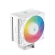 Вентилятор для процессора Deepcool AG500 DIGITAL WH ARGB white Socket 115X/1700/1200/AM4/AM5, 120mm, 1950rpm, 29,4 дБ, 200W, PWM 4-pin, Al+Cu (R-AG500