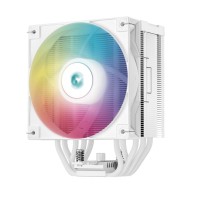 Вентилятор для процессора Deepcool AG500 DIGITAL WH ARGB white Socket 115X/1700/1200/AM4/AM5, 120mm, 1950rpm, 29,4 дБ, 200W, PWM 4-pin, Al+Cu (R-AG500