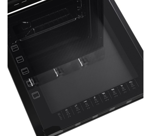 Духовой шкаф Электрический Maunfeld EOEC516S нержавеющая сталь/черный