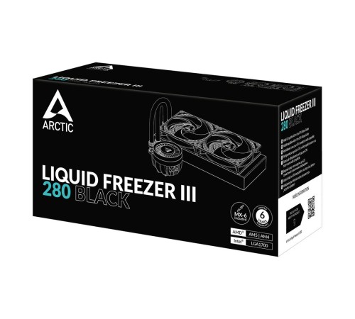 Жидкостная система охлаждения Arctic Cooling Liquid Freezer III-280 Multi Compatible All-In-One CPU Water Cooler (ACFRE00135A) Жидкостная система охлаждения Arctic Cooling Liquid Freezer III-280 Multi Compatible All-In-One CPU Water Cooler (ACFRE00135A)