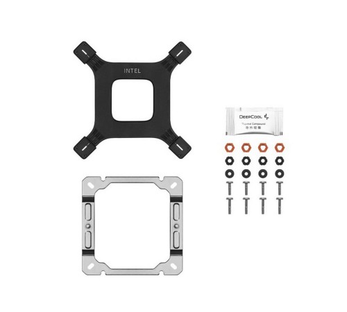 Вентилятор для процессора DeepCool AK400 DIGITAL WH Socket 1700/115X/1200/AM5/AM4, 120mm, 2100rpm, 31.6 дБА, 220W, PWM 4-pin, Al-Cu (R-AG400-WHNDMN-G-