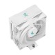 Вентилятор для процессора DeepCool AK400 DIGITAL WH Socket 1700/115X/1200/AM5/AM4, 120mm, 2100rpm, 31.6 дБА, 220W, PWM 4-pin, Al-Cu (R-AG400-WHNDMN-G-