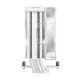 Вентилятор для процессора DeepCool AK400 DIGITAL WH Socket 1700/115X/1200/AM5/AM4, 120mm, 2100rpm, 31.6 дБА, 220W, PWM 4-pin, Al-Cu (R-AG400-WHNDMN-G-