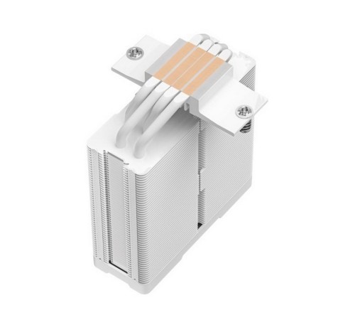 Вентилятор для процессора DeepCool AK400 DIGITAL WH Socket 1700/115X/1200/AM5/AM4, 120mm, 2100rpm, 31.6 дБА, 220W, PWM 4-pin, Al-Cu (R-AG400-WHNDMN-G-