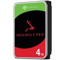 Жесткий диск Seagate 3.5" 4TB IronWolf Pro NAS ST4000NT001 SATA 6Gb/s, 7200rpm, 256MB,