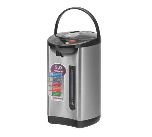 Термопот Starwind STP2251 5л. 750Вт черный/серебристый