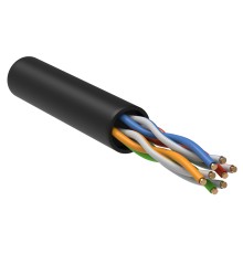 Кабель информационный ITK GENERICA BC3-C5E04-139-305-G кат.5е U/UTP не экранированный 4X2X24AWG LDPE внешний 305м черный