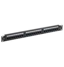Патч-панель ITK PP24-1UC5EU-K05-G 19" 1U 24xRJ45 кат.5e UTP