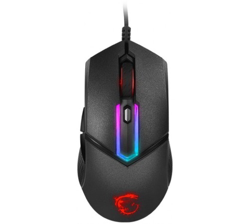 Мышь MSI Clutch GM30 черный оптическая (6200dpi) USB2.0 (6but)