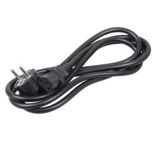 Кабель ITK PC-C13D-2M C13-Schuko проводник.:3x1.5мм2 2м 230В 10А черный