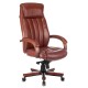 Кресло руководителя Бюрократ T-9922WALNUT светло-коричневый Leather Eichel кожа крестовина металл/дерево