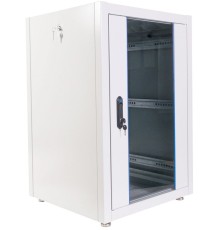 Шкаф коммутационный ЦМО (ШТК-Э-18.6.6-13АА) напольный 18U 598x600мм пер.дв.стекл металл 2 бок.пан. 540кг серый 515мм 43кг 180град. 920мм IP20