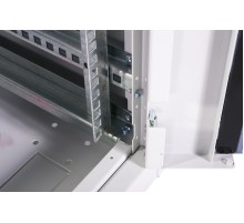 Шкаф коммутационный ЦМО (ШТК-Э-30.6.10-13АА) 30U 600x1000мм пер.дв.стекл металл 620кг серый 915мм 76кг 1454мм сталь