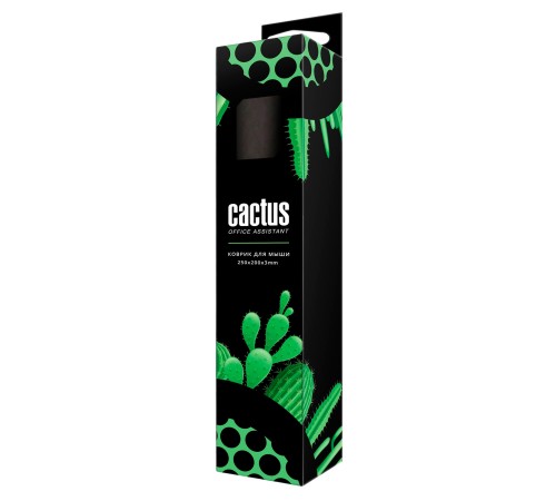 Коврик для мыши Cactus CS-MP-DWM Средний черный 300x250x3мм Коврик для мыши Cactus CS-MP-DWM Средний черный 300x250x3мм