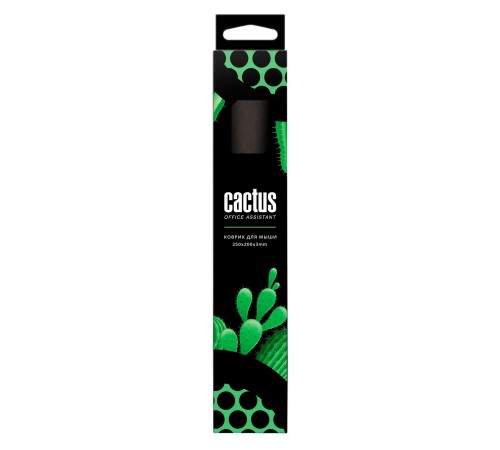 Коврик для мыши Cactus CS-MP-DWM Средний черный 300x250x3мм Коврик для мыши Cactus CS-MP-DWM Средний черный 300x250x3мм