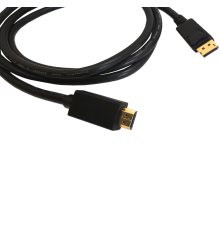 Кабель DisplayPort-HDMI (Вилка - Вилка), 1,8 м Kramer C-DPM/HM-6