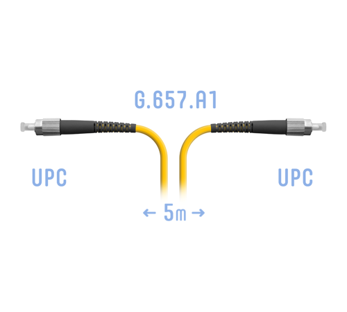 Патчкорд оптический FC/UPC SM G.657.A1 5 метров