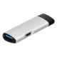 Устройство чтения карт памяти USB 2.0/Type C SunWind SW-CR056-S серебристый