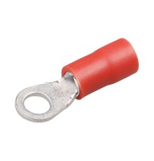 Клемма KLS8-01103-RVS1.25-3.5 SG57600 (TRI-1.25-3S) (VF1.25-3A), тип "О" 3.7мм, изолированная, провод 0.25-1.5 (красная)\KLS