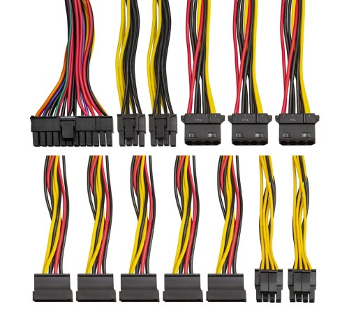 Exegate EX260640RUS-PC Блок питания 450W Exegate 450PPE, ATX, black, APFC, 12cm, 24p+(4+4)p, PCI-E, 3*IDE, 5*SATA, FDD