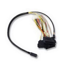 Кабель Amphenol RHS36-4819, ( HDmSAS SFF8643 to 4*SAS SFF8482 internal cable), 75cm
