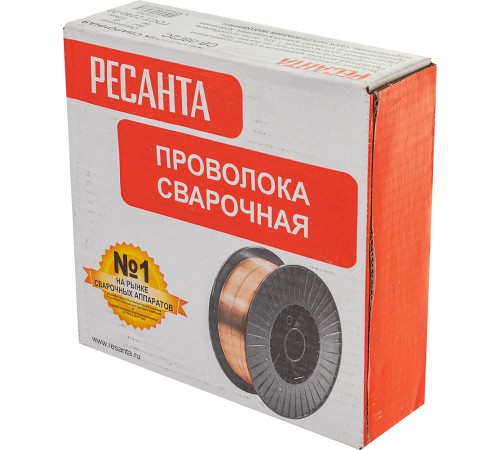 Проволока сварочная Ресанта 71/6/53 D0.8мм 5000гр Проволока сварочная Ресанта 71/6/53 D0.8мм 5000гр