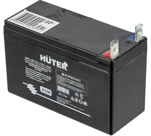 Батарея аккумуляторная Huter 64/1/54 12В 7Ач SLA