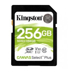 Флеш карта SDXC 256Gb Class10 Kingston SDS2/256GB Canvas Select Plus w/o adapter