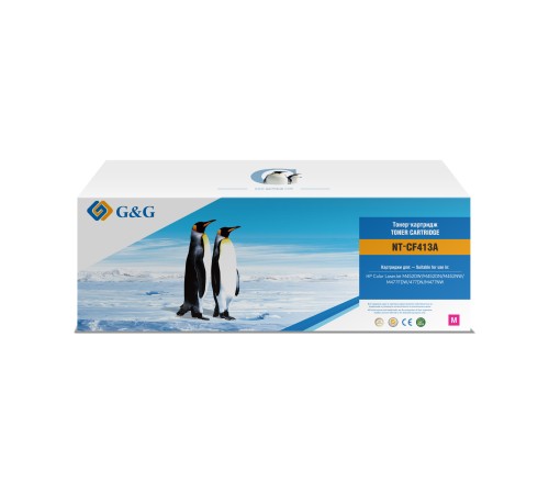 Картридж лазерный G&G NT-CF413A пурпурный (2300стр.) для HP LJ M452DW/DN/NW M477FDW/M477FDN/M477FNW