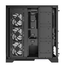 Корпус XPG INVADER X BLACK (INVADERXMT-BKCWW) Mid-Tower Gaming ATX PC Case with Panoramic View, Tempered Glass Panels, and RGB Lighting Black