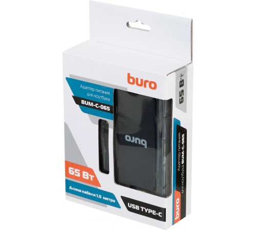 Блок питания Buro BUM-С-065 автоматический 65W 5V-20V 1xUSB 2.4A от бытовой электросети LED индикатор Блок питания Buro BUM-С-065 автоматический 65W 5V-20V 1xUSB 2.4A от бытовой электросети LED индикатор