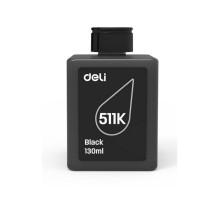 Чернила водорастворимые Deli 511K-EA1 черный 130 мл