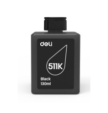 Чернила водорастворимые Deli 511K-EA1 черный 130 мл