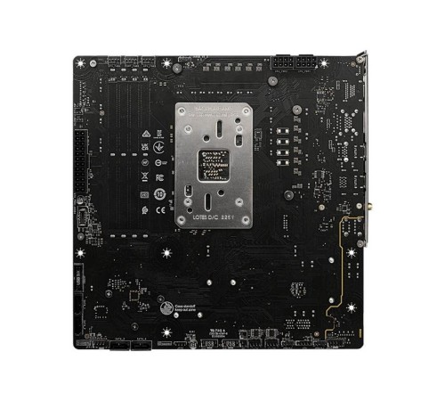 Материнская плата MSI B650M PROJECT ZERO B650, AM5, 4DDR5, 1PCI-Ex16, 2PCI-Ex1, 2M.2, 4SATA3.0, 1USB3.2Gen2x2, 5USB3.2Gen2, 4USB3.2Gen1, 6USB 2.0