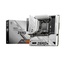 Материнская плата MSI B650M PROJECT ZERO B650, AM5, 4DDR5, 1PCI-Ex16, 2PCI-Ex1, 2M.2, 4SATA3.0, 1USB3.2Gen2x2, 5USB3.2Gen2, 4USB3.2Gen1, 6USB 2.0