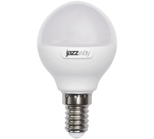 Лампа светодиодная Jazzway PLED-SP 9Вт цок.:E14 шар 220B 3000K св.свеч.бел.теп. G45 (упак.:10шт) (2859570A)