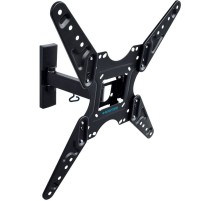 Кронштейн для телевизора Kromax OPTIMA-413 серый 20"-55" макс.30кг настенный поворотно-выдвижной и наклонный