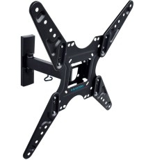 Кронштейн для телевизора Kromax OPTIMA-413 серый 20"-55" макс.30кг настенный поворотно-выдвижной и наклонный